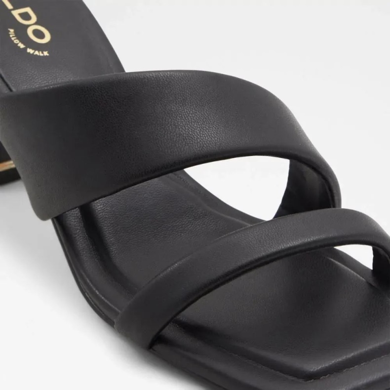 Mode Sort Zaza Sandal Med Stropper Og Hæle Til Kvinder Aldo