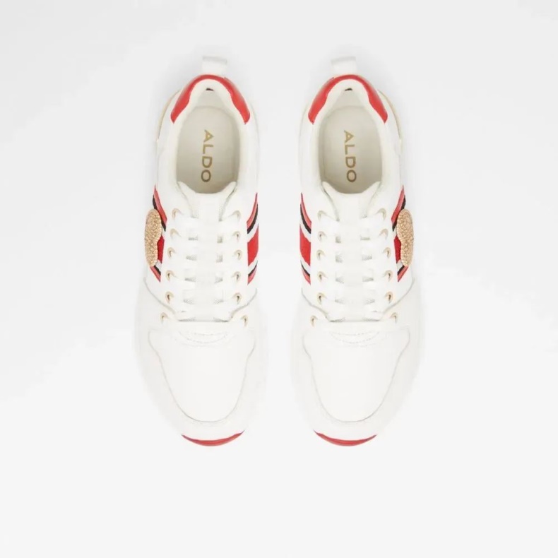 Zalle Dame Sneaker Med Snøre Hvid Aldo Mode