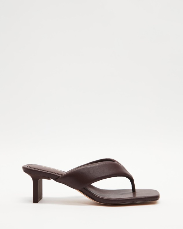 Aldo Auday Thong Hæle Mørkebrune Mode